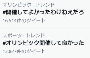 電通案件か オリンピック開催して良かった 開催してよかったわけねえだろ に完全敗北 なんj ばびろにあっ